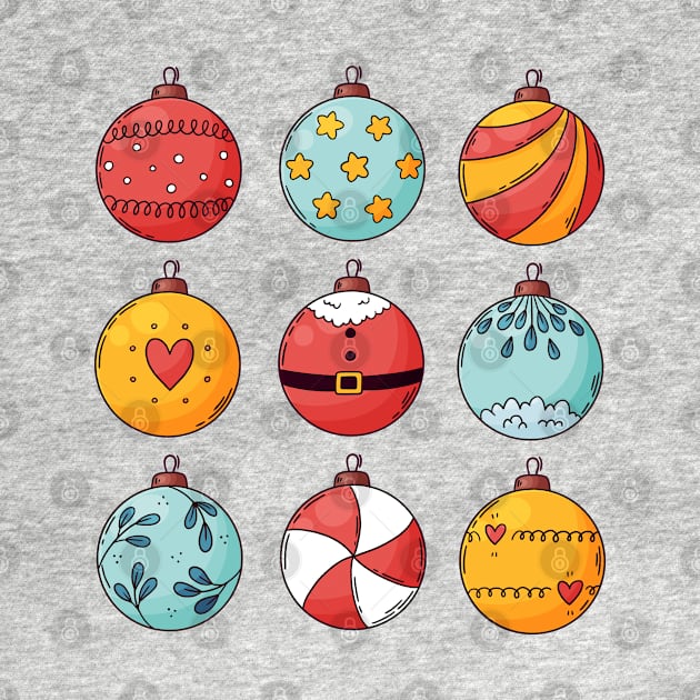 Christmas ball Ornament Collections by Mako Design 